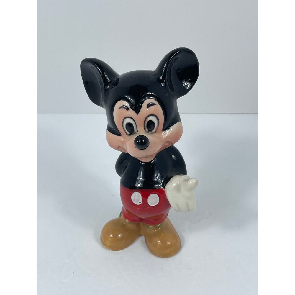 Vintage Mickey Mouse Figurine Walt Disney Productions Japan